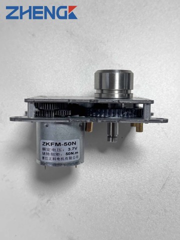 ZKFM-50N 3.7V 50N.m Valve Geared Motor Application In Butterfly Valves