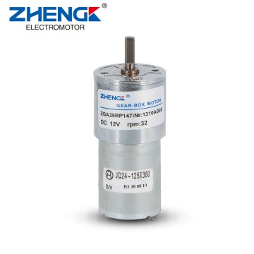 ZGA28RP D28mm DC Brushed Gear Motor for Printers